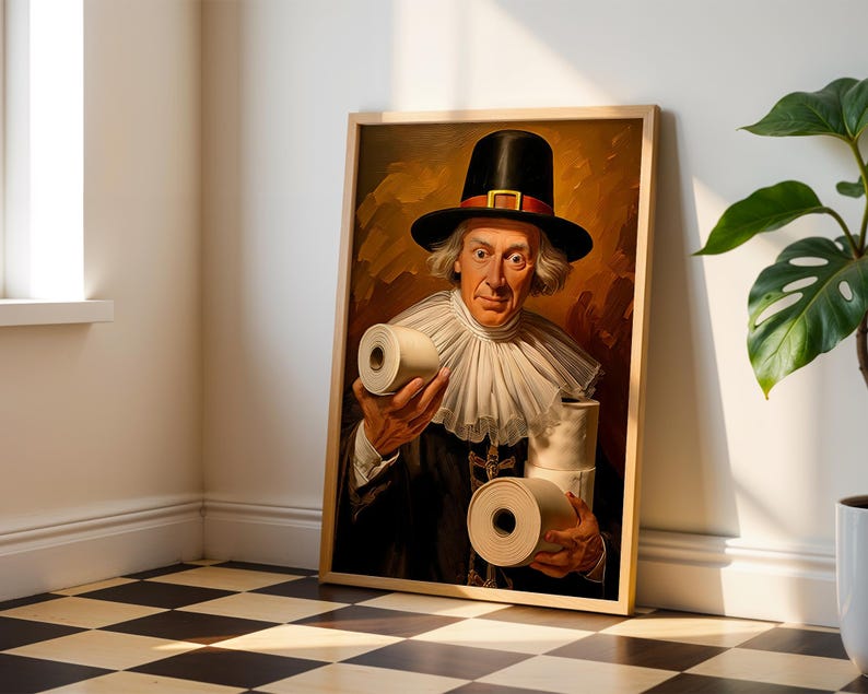 Bathroom Pilgrim Print
