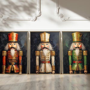 Vintage Nutcracker Christmas Art Set