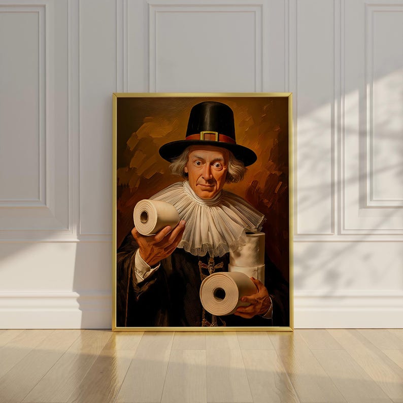 Bathroom Pilgrim Print