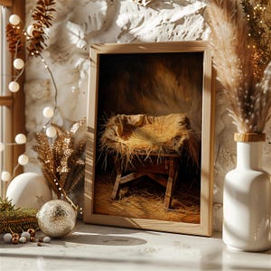 Jesus Manger Artwork