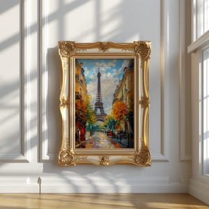 Eiffel Tower Painting | Globetrotter Gift | Paris Oil Painting of Eiffel Tower