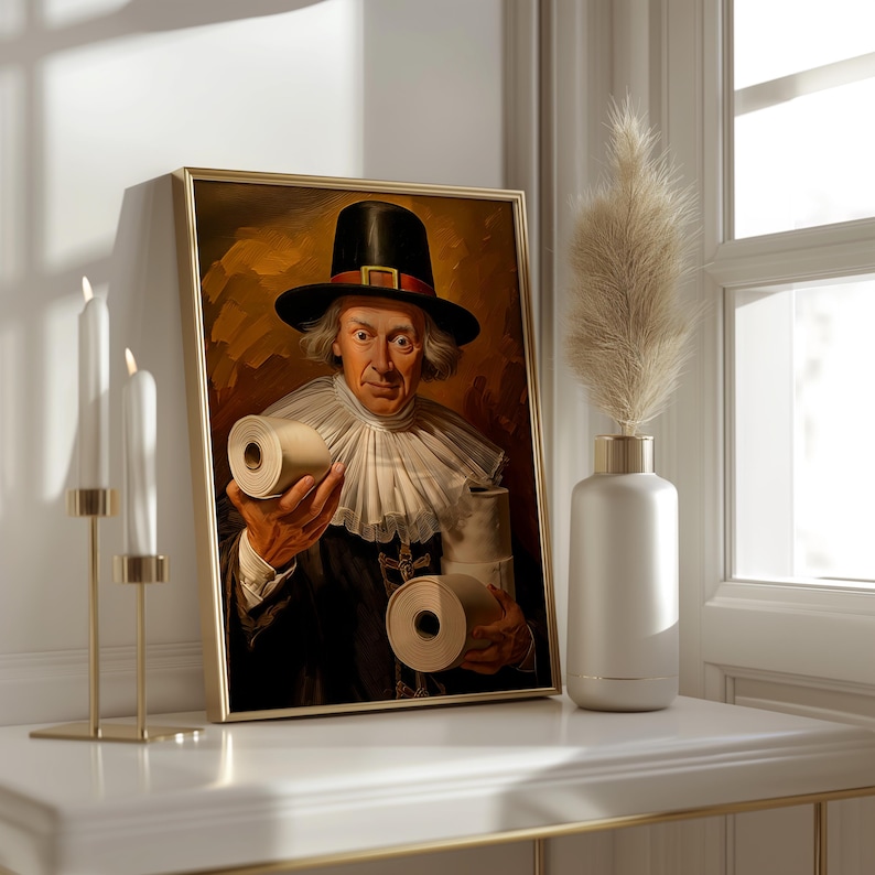 Bathroom Pilgrim Print