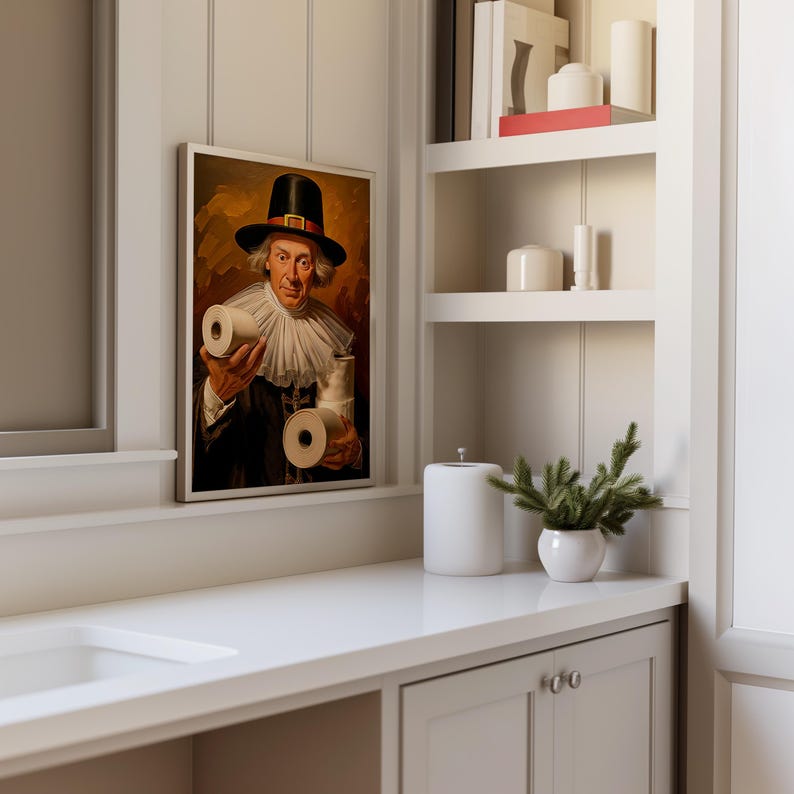 Bathroom Pilgrim Print