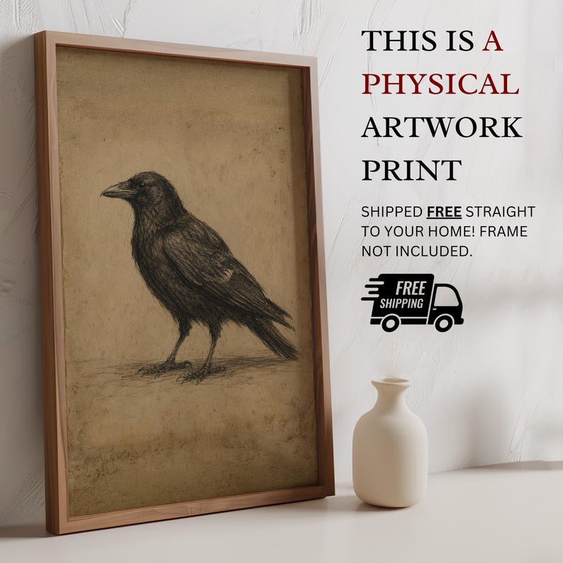 Physical Print. Frame Not Included