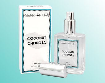 Coconut Cheirosa Perfume 2oz Fragrance Spray Glass Bottle 