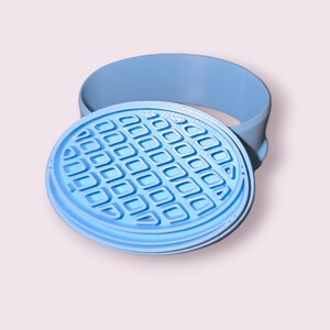 Cortador Waffles 2 Redondo | Round Waffle Cookie Cutter | Choppi