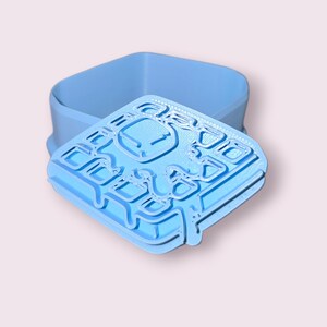 Cortador Waffles 2 Mantequilla Derretida | Melted Butter Waffle Cookie Cutter | Choppi