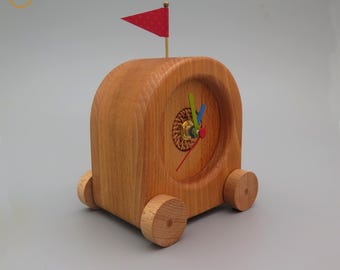 Orologio in legno, orologio da camino, orologio da scrivania, orologio speciale, orologio regalo
