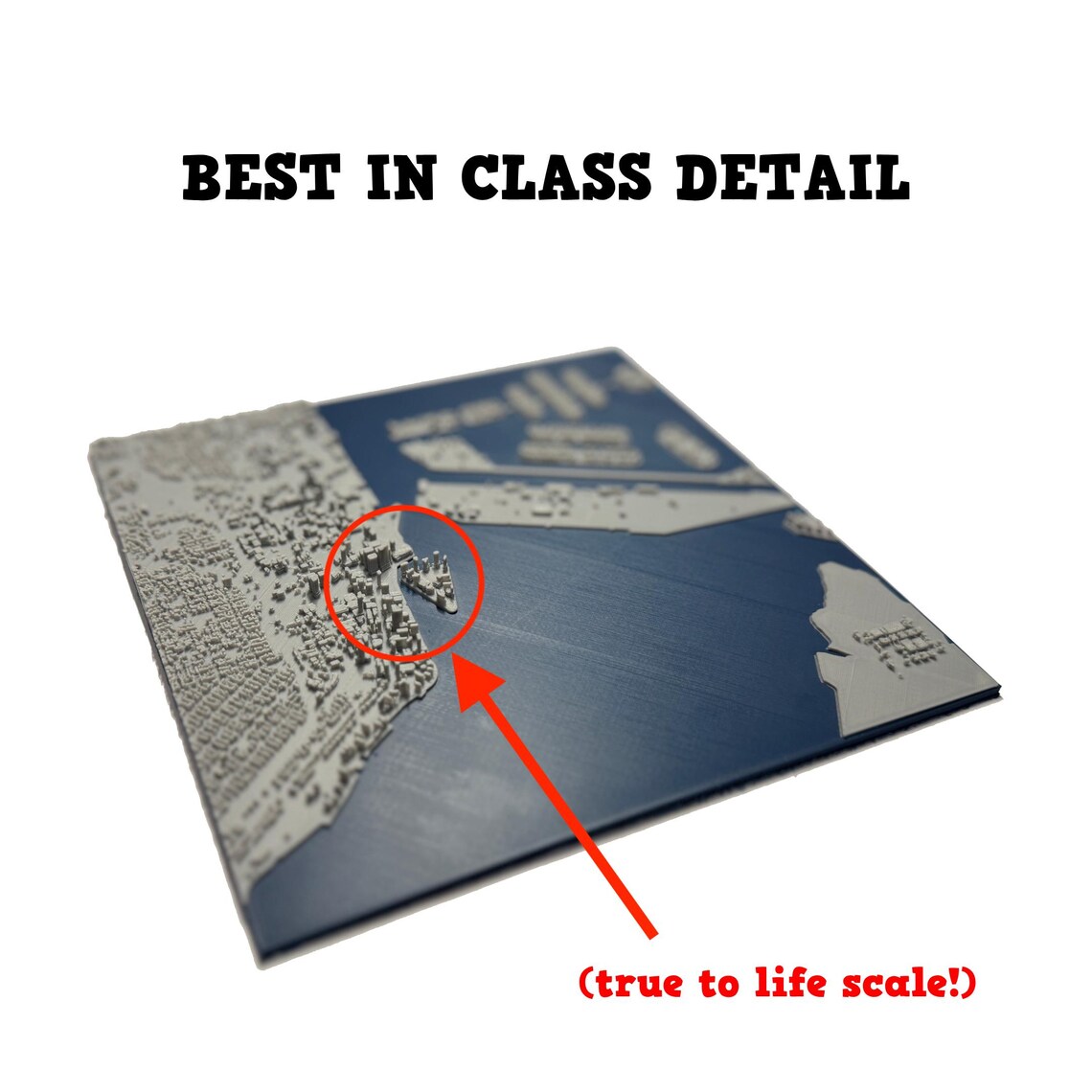 Custom 3D Printed City Map Minimalist Cityscape Artwork Own Your ...