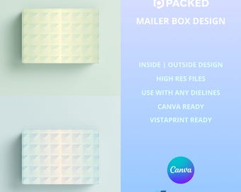 PACKED | MOSS & SKY Mailer Box Templates | Pyramids Collection