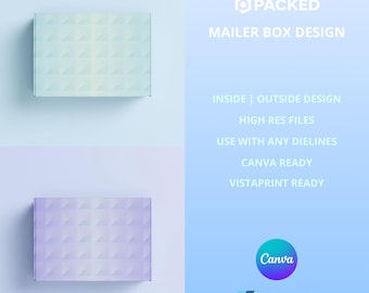 PACKED | Lake & Twilight Mailer Box Templates | PYRAMIDS Collection