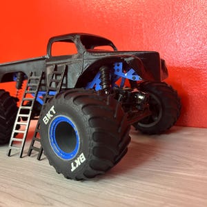 Losi Mini LMT Fire Truck RC Body: 1/18 or 1/10 Scale