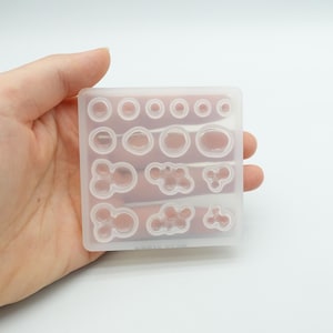 Water Droplet Silicone Mold: UV Resin Jewelry, Keychain Charms