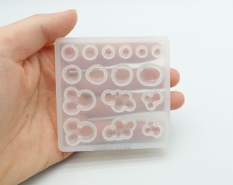 Lot De 6 Moules Silicone Goutte D'eau Pour Bijoux Résine - Forme Pendentif Collier - Résistant -40°C à 230°C - DIY, Artisanat