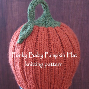 Pumpkin hat KNITTING PATTERN image 3