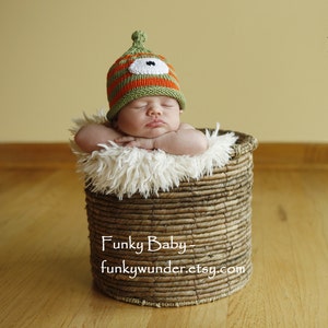 Monster hat KNITTING PATTERN in sizes infant through adult image 4