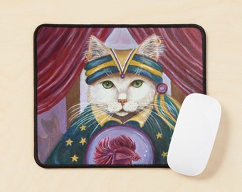 Cat Mousepad, "Dot, the Fortune Teller"