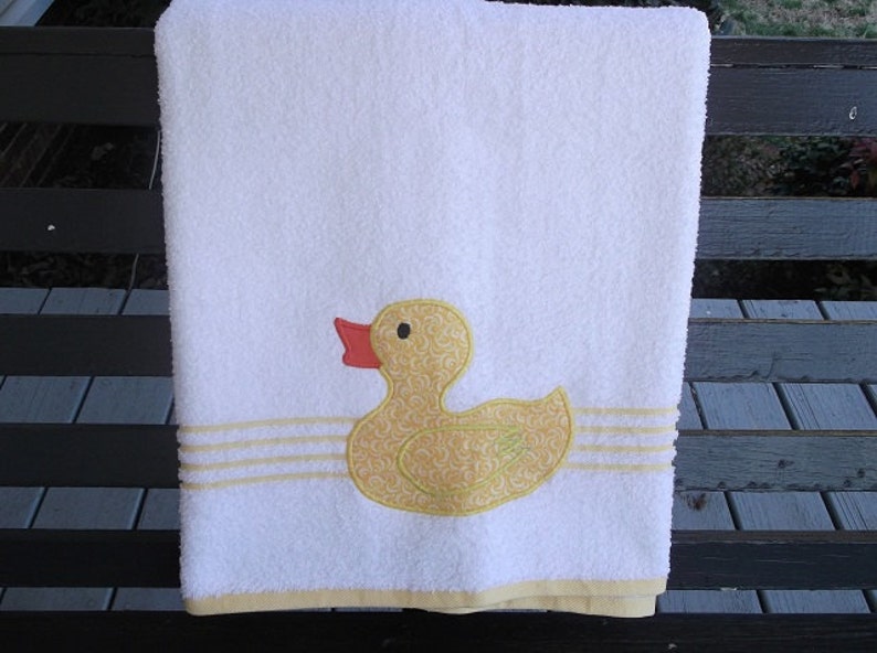 Blue Duck Towel Duck Bath Décor Duck Bath Towel Kid's Etsy Norway