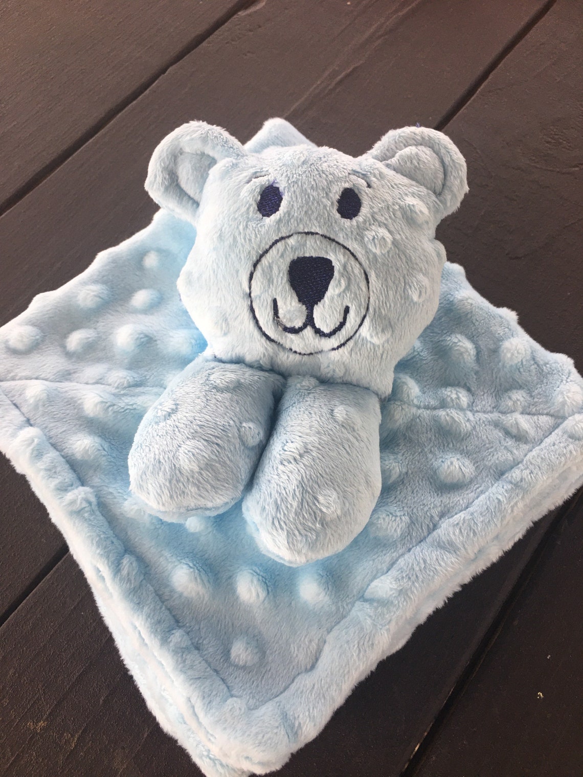 Bear Baby Blanket Animal Lovey Toddler Baby Blanket Etsy