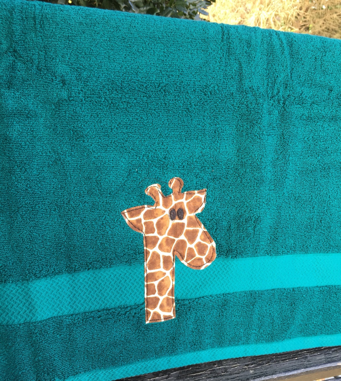Giraffe Towel giraffe bath towel safari animal towels | Etsy