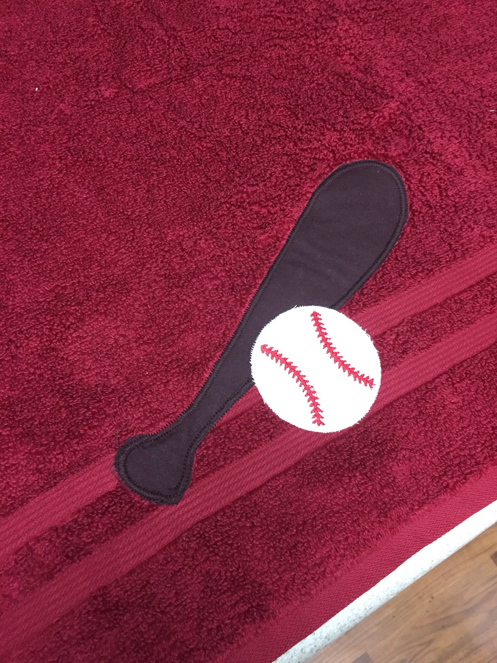 Baseball Towel kid's sports towel baseball bath towel Etsy