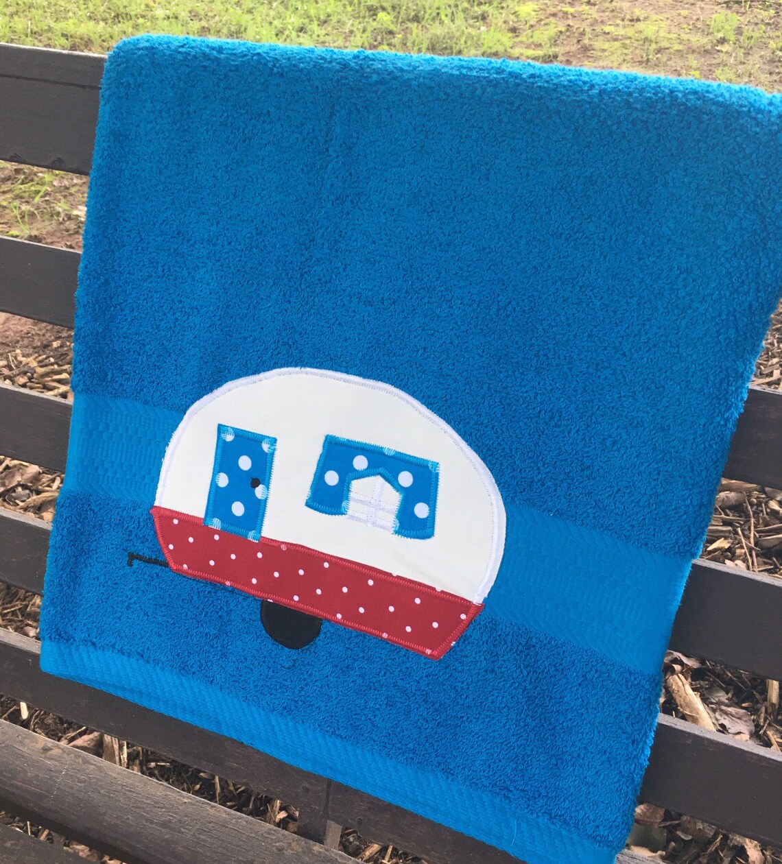 Camper Towel Camper Bath Décor Vintage Camper Bath Towel Etsy