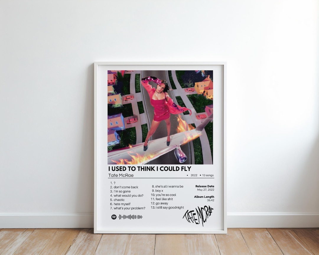 Tate Mcrae I Used to Think I Could Fly Album Poster (digital Download
