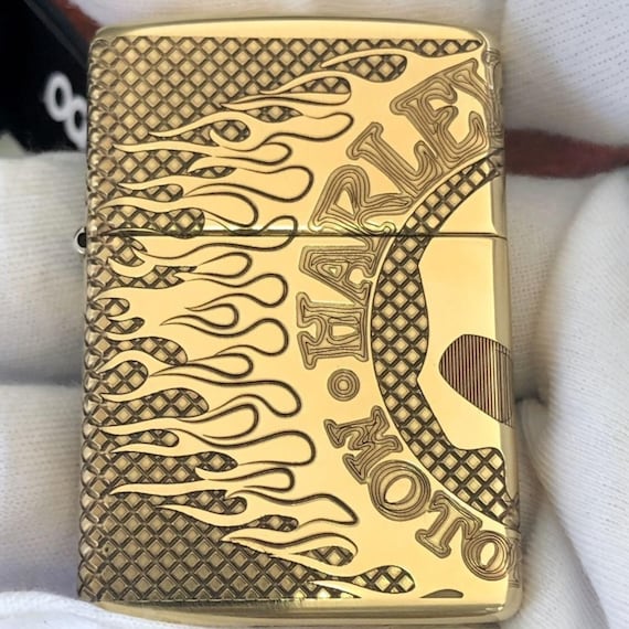 Zippo Harley Davidson (ゴールド) Amazon.com: Zippo HDP-17 Harley Davidson Lighter Japan