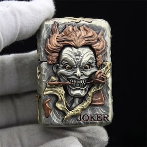 Joker Zippo Lighter – Premium Collectible for True Fans | Iconic Design Top Quality Perfect Gift