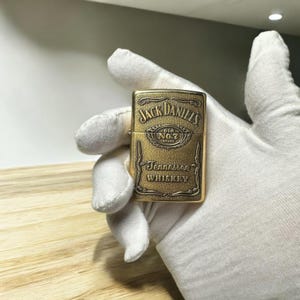 Limited Edition Jack Daniel&#39;s Zippo Lighter | Rare Collector&#39;s Item | Iconic Design | Perfect Gift for Whiskey Lovers