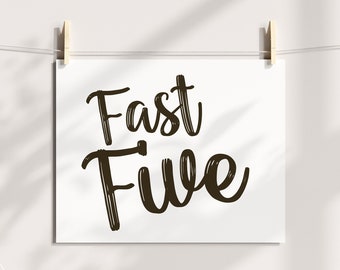 Fast Five Race Car Birthday poster. Instant Download