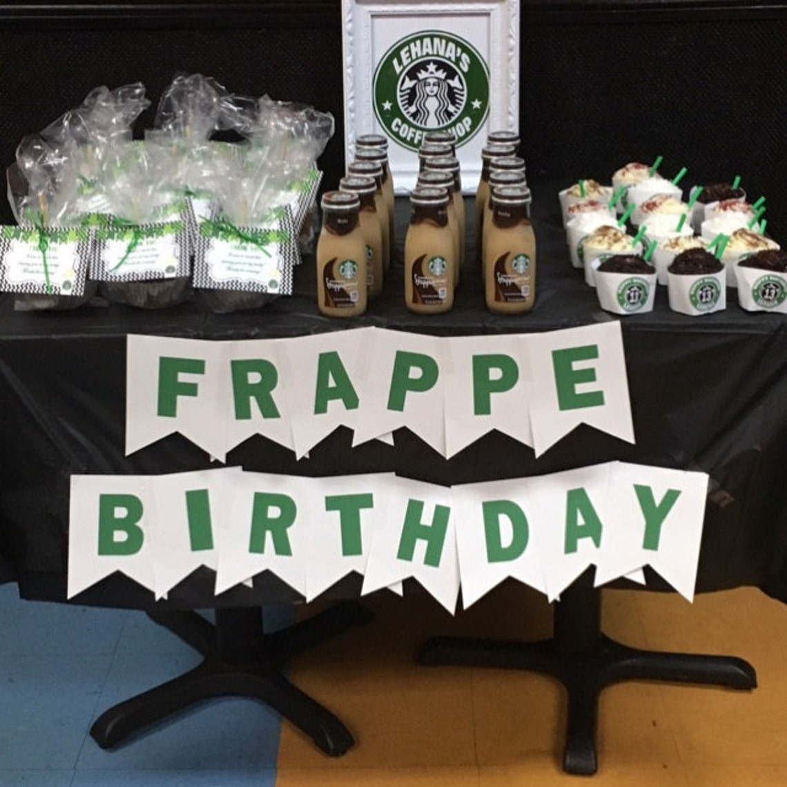Starbucks Birthday Coffee Lover Printable Banner, Instant Download ...