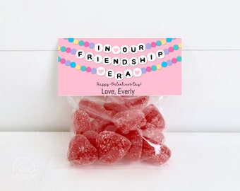 Friendship Era Treat Bag Topper Valentine- Instant Download