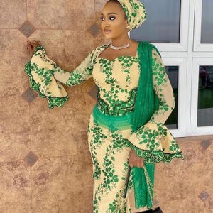Newest Nigerian & African Lace Dresses: Mermaid Asoebi/Iso Ebo styles for weddings, parties, proms, and other special occasions.