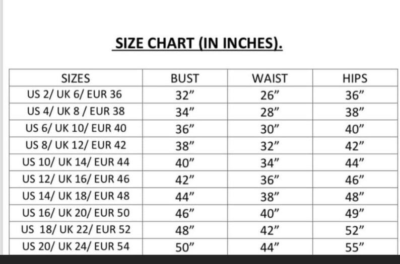 K&ouml;nnte beinhalten: Gr&ouml;&szlig;entabelle in Zoll f&uuml;r Kleidung. Die Tabelle listet US-, UK- und europ&auml;ische Gr&ouml;&szlig;en mit den entsprechenden Brust-, Taillen- und H&uuml;ftma&szlig;en auf.