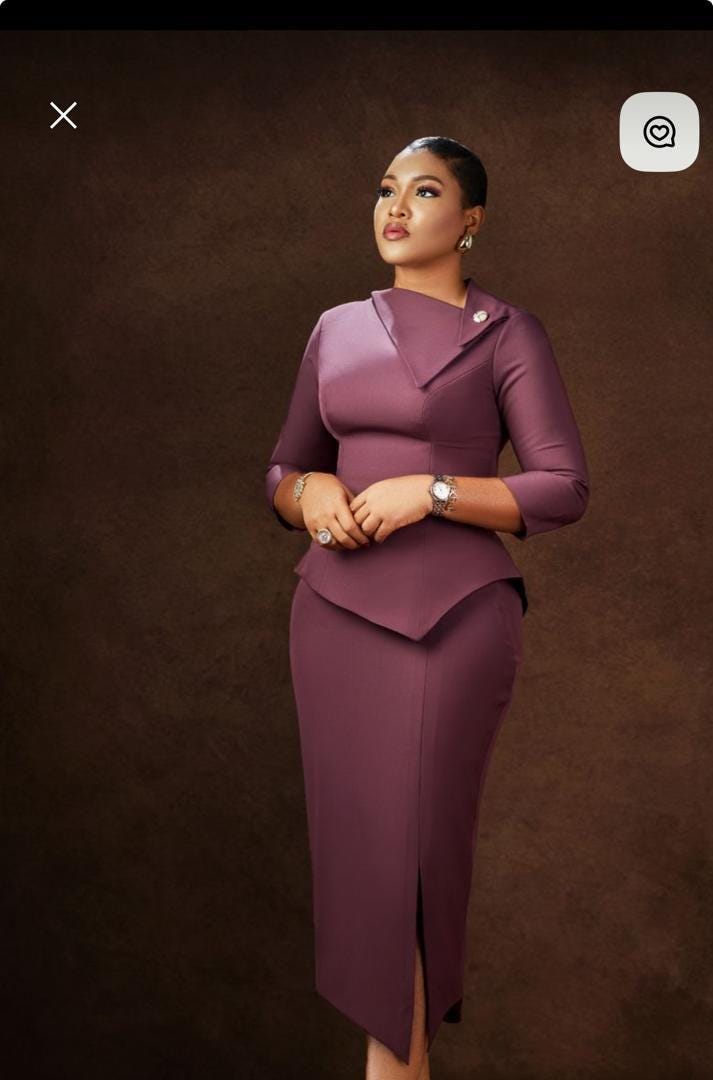 Modern Nigerian Dress - Etsy