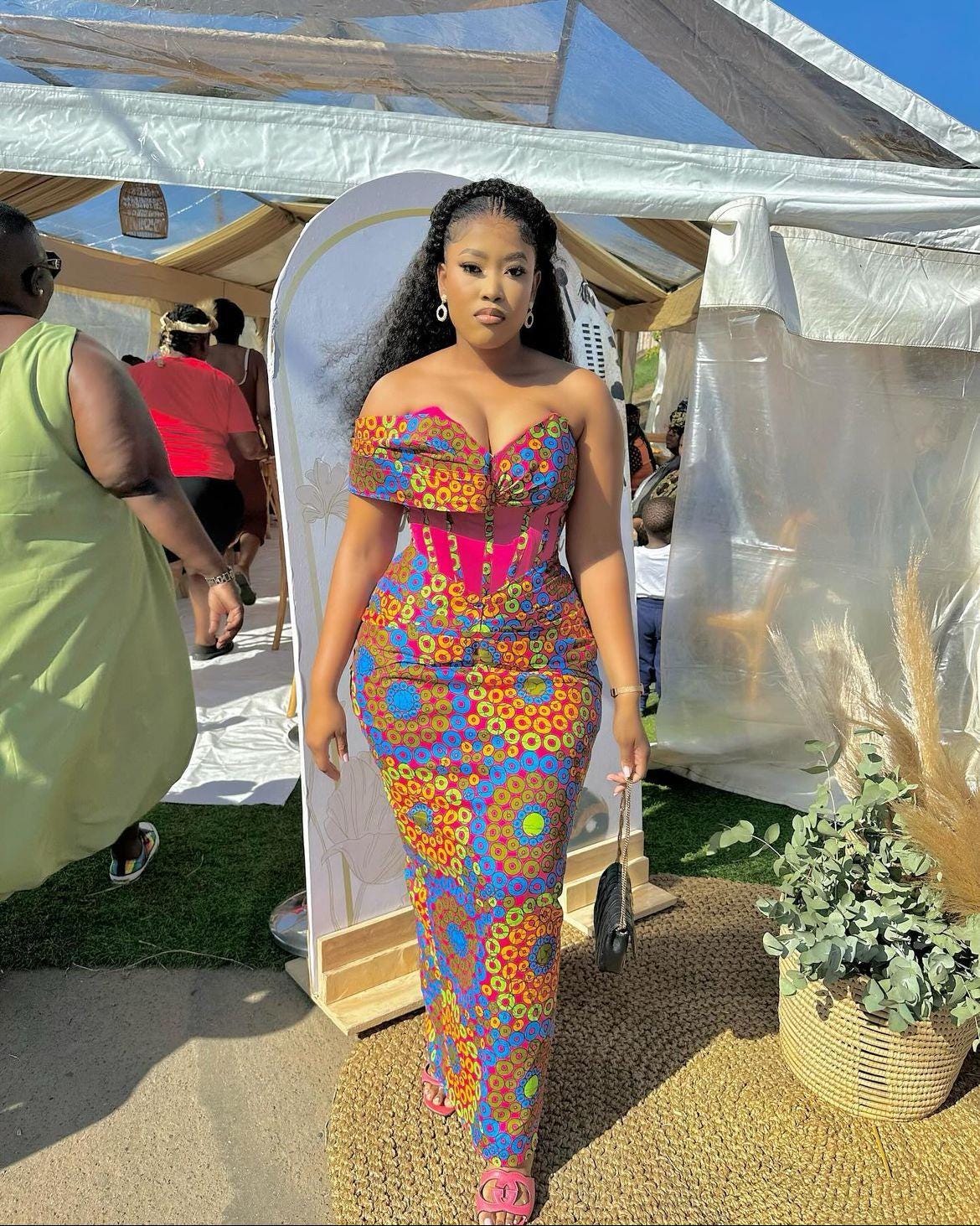 African Beautiful Ankara Long Gown Styles Aso Ebi Beautiful Ankara
