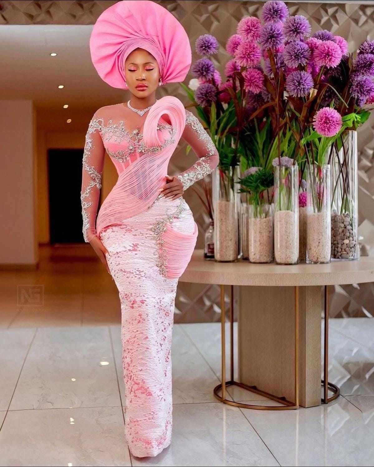Brocade Asoebi Styles/wedding Guest/owanbe Dress/dress for Ladies ...