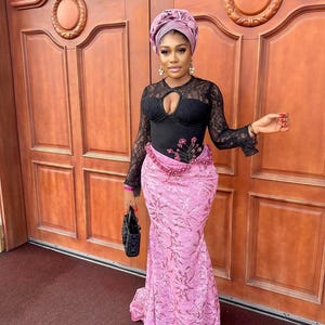 Newest Nigerian & African Lace Dresses: Mermaid Asoebi/Iso Ebo styles for weddings, and other special occasions.