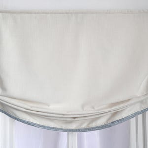 Cotton and linen beige Roman Shades Custom Roman Shades, Classic Linen Roman Shades for Windows, Doors, Washable Fabric Roman Curtains.