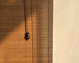Natural Bamboo Shades for Bedroom | Organic Modern Home Decoration