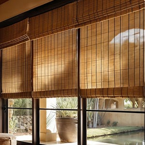 Natural bamboo curtains, handmade wooden bamboo curtains, decorative bamboo curtains, privacy shade curtains, home decoration.