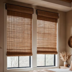 Handmade bamboo curtains, wooden bamboo curtains, corridor decorations, window decoration bamboo curtains, housewarming gifts