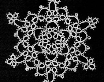 Tatted Snowflake Doily Pattern