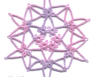 Tatted 6 Pointed Star pattern