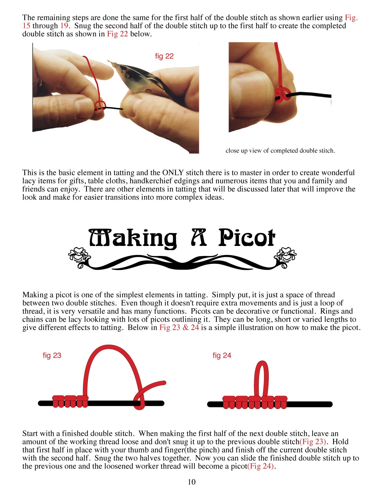 Shuttle Tatting for Beginners: Step by Step Tutorial -  NeedlesnBeadsnSweetasCanbe