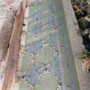 Handmade Swedish Kilim Rug: Custom Scandinavian Wool Rug image 5