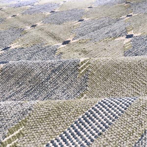 Handmade Swedish Kilim Rug: Custom Scandinavian Wool Rug image 3