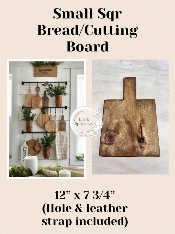 Small Sqr Bread/Cutting Board