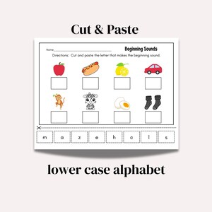 4 Printable Alphabet Practice Worksheet, Identifying Letter Activity ...